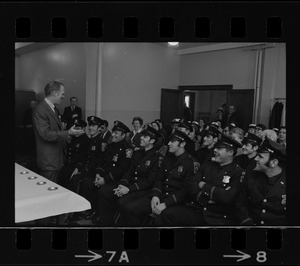 Mayor White addresses new police officers assigned to Brighton division