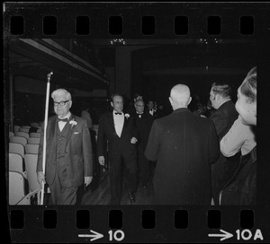 Somerville mayor, S. Lester Ralph, processioning with others during his inauguration ceremony