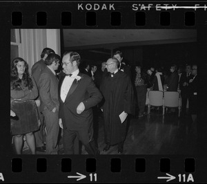 Somerville mayor, S. Lester Ralph, processioning with others during his inauguration ceremony