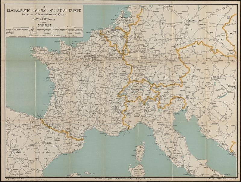 A diagrammatic road map of Central Europe