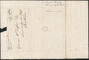 Moses Burley to George Coffin, 10 January 1838