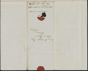 Charles Perley to George Coffin, 13 December 1843