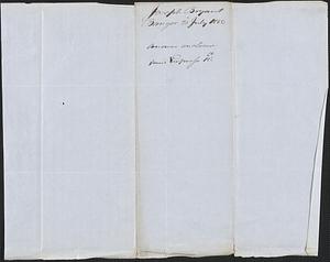 Joseph Bryant to George Coffin, 20 July 1850
