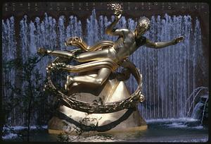 Prometheus statue, Rockefeller Center, Manhattan, New York