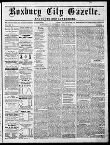 Roxbury City Gazette and South End Advertiser, April 12, 1866