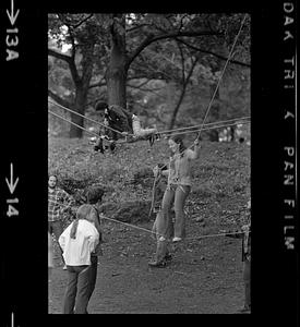 Ropes class in Franklin Park, Dorchester