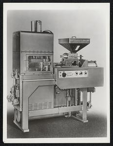 "The Automatic Cylector Junior" A 2-Oz. Fully Automatic Injection Molding Machine, Mfg. by the Guy P. Harvey & Son Corp. of Leominster, Mass.