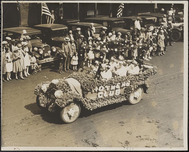 Decorated car, parade