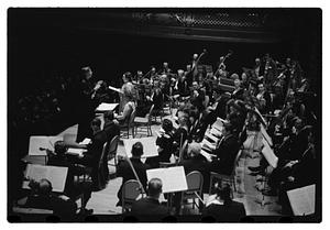 Harvard & Radcliffe Glee Clubs symphony Boulanger conducting, Symphony Hall