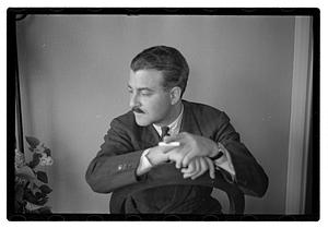 Pops Arthur Fiedler at home