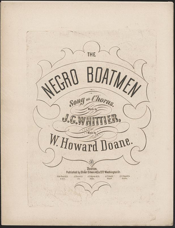 The negro boatmen