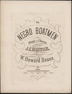 The negro boatmen