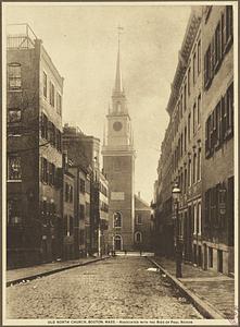 Old North Church, Boston Mass. Associated with the ride of Paul Revere