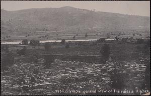 Olympia general view of the ruins & Alphée