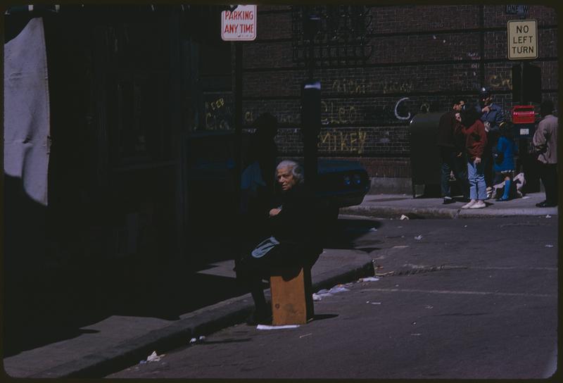 North End street, Boston