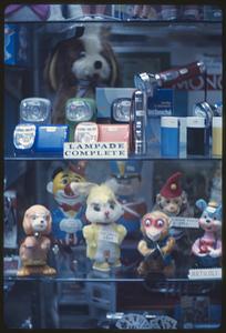Merchandise display with dolls and flashlight, Rome
