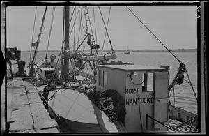 Fishing boat at Old South Wharf, Nantucket
