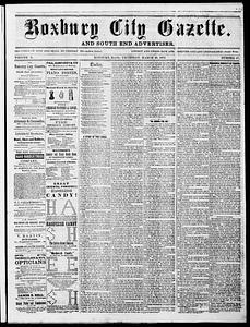 Roxbury City Gazette and South End Advertiser, March 15, 1866