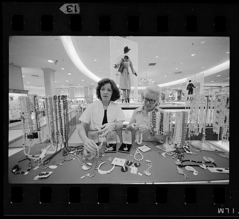 Jewelry counter at Chestnut Hill Mall, Newton - Digital Commonwealth