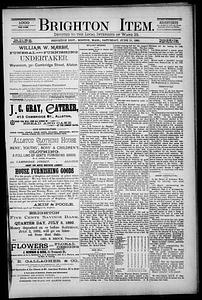 The Brighton Item, June 11, 1892