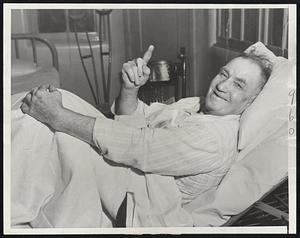 This is the story of Tom Sharkey, former heavyweight title contender whose battles with Jim Jeffries made history just before the turn of the century. Sharkey is shown here at the Laguna Honda Home in San Francisco, where he is recuperating from a foot infection. "I made and lost over $250,000," he said. "But I've had a lot of fun, and more than all, I've made a lot of friends." That's why he's virtually a charity case.