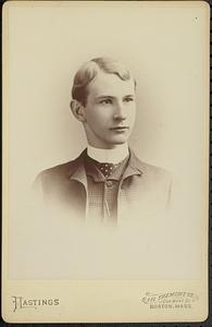 Boston Latin School 1887 Senior portrait, William Howard Allen