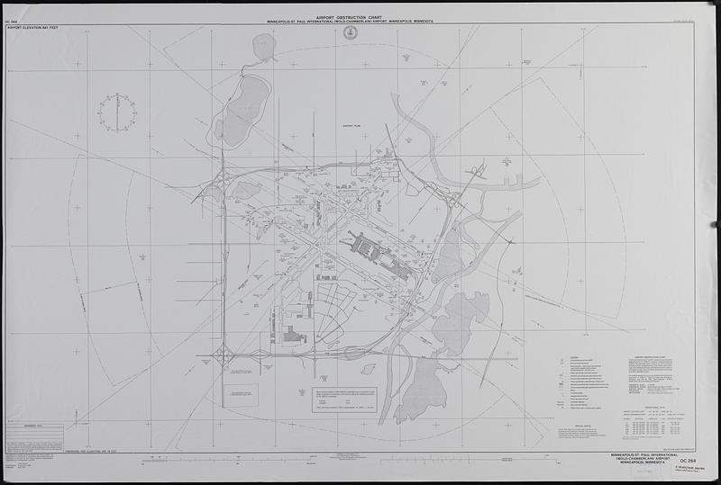 Airport obstruction chart