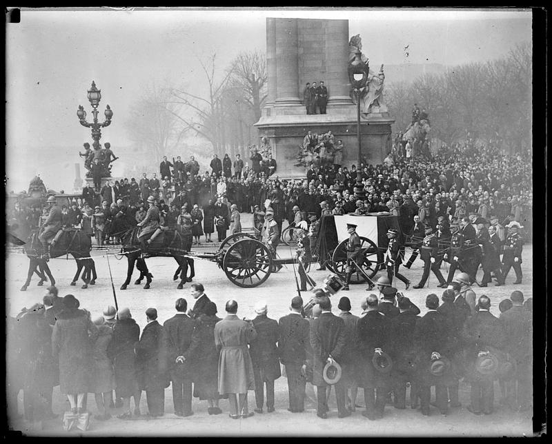 Funeral procession for Marshal Ferdinand Foch