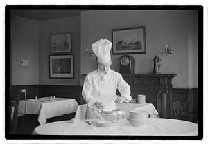 Max Hofer, pres. Of Epicurean Club and chef of the Union Club
