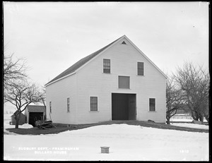 Sudbury Department, Bullard House, barn, from the north, Framingham Center, Framingham, Mass., Feb. 14, 1898