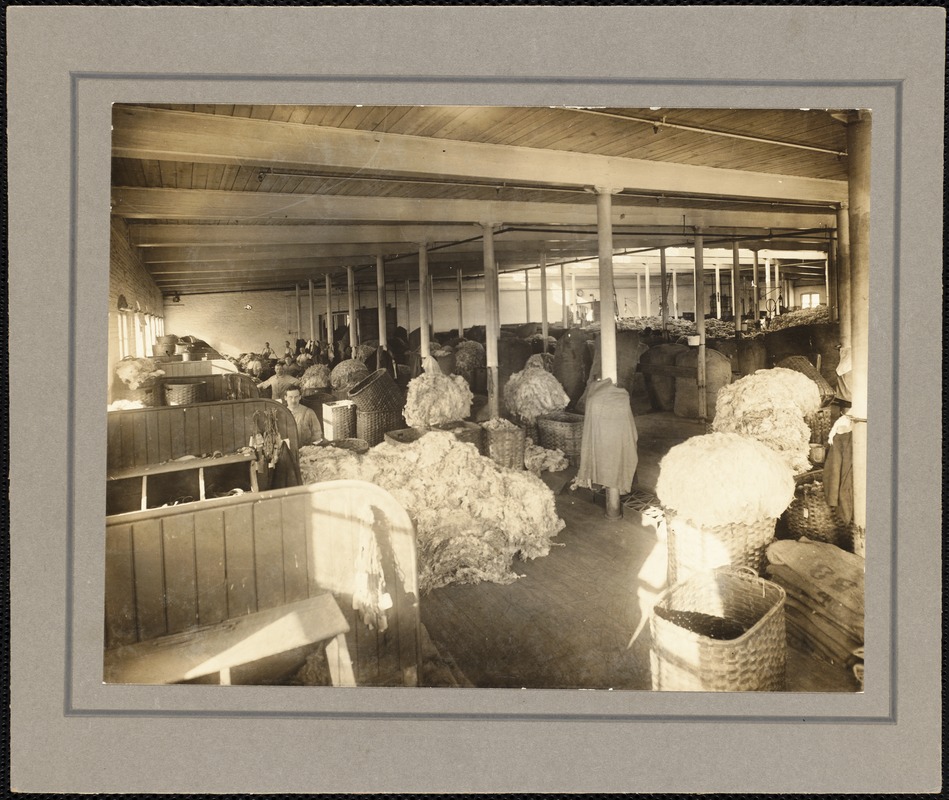 Pacific Mills wool store Jan. 1914