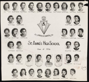 St. Anne's high school, class of 1956
