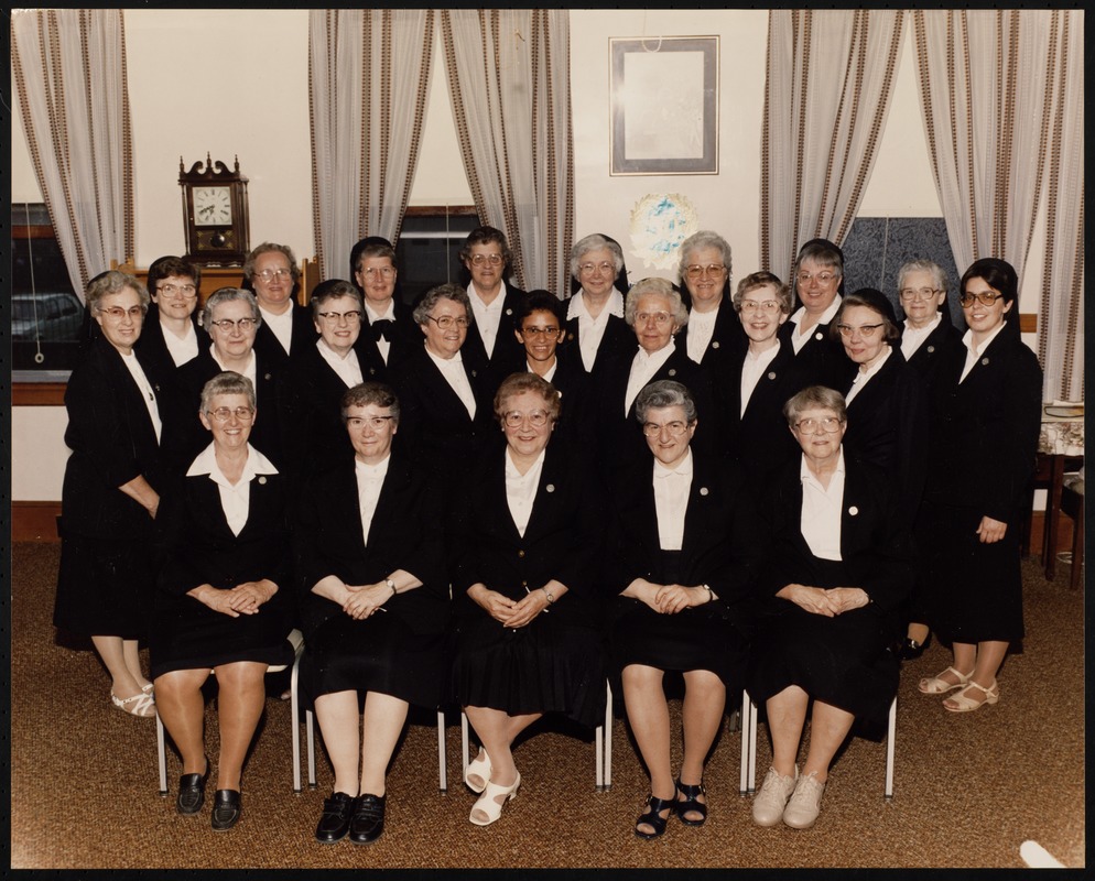 Last group of nuns at St. Anne's Convent