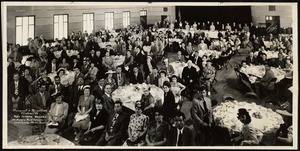 Banquet & reception tendered to Rev. Joseph Thadeu. St. Mary's auditorium, Lawrence, Massachusetts. June 1, 1947