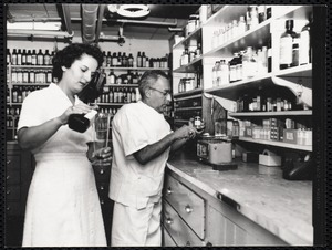 Lawrence General Hosp. pharmacy Sept. 1956
