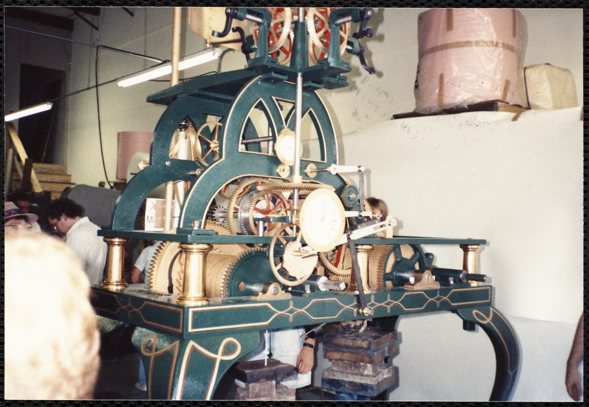 Clockwork Mill Ayer Mill new clock works - Digital Commonwealth