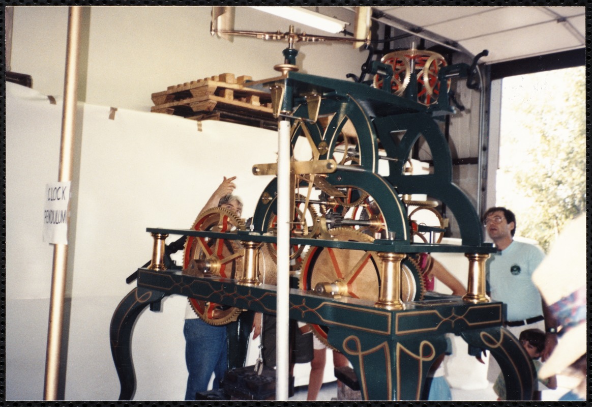 Clockwork Mill Ayer Mill new clock works - Digital Commonwealth