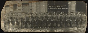 Provisional company of infantry on duty during mill strike at Lawrence, Mass.