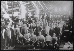 Interior of Print Works, Lawrence, Mass.