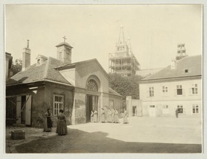 Kapelle von Außen: Exterior view of Chapel, Imperial  Royal Institute for the Education of the Blind, Vienna