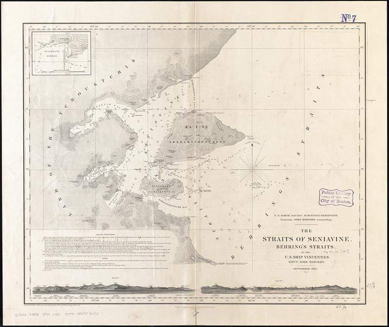 The Straits of Seniavine, Behring's Straits - Digital Commonwealth