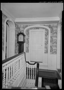 Thomas Sanders House, Grandfather's clock, Salem, MA, interior