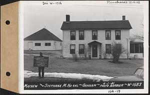 Mathew and Stephana M. Koval, house and garage, Oakham, Mass., Apr. 1, 1941