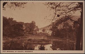 Hot springs, at Kaiafa, Messenia