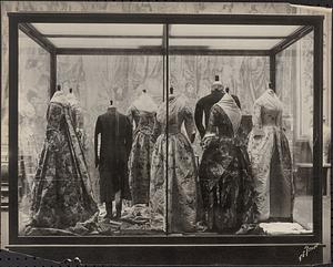 Display case with costumes, Museum of Fine Arts, Boston