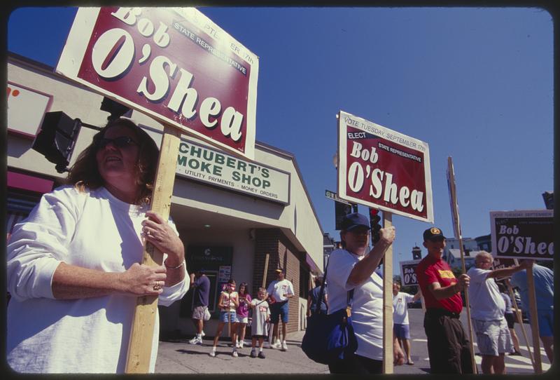 Campaigning for Bob O'Shea, South Boston