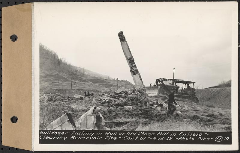 Contract No. 61, Clearing West Branch, Quabbin Reservoir, Belchertown