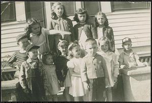 Whately children at Joanie Beaudry's birthday party