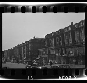 Columbus Avenue, Boston, Massachusetts, between Clarendon Street and Dartmouth Street