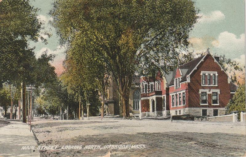 Looking up North Main Street